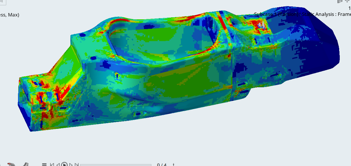 Chassis Torsional Stiffness Simulation thumbnail 4